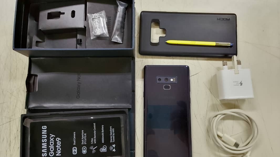 Samsung Note 9 Dual Sim PTA Official Approved mint Condition with Box 0