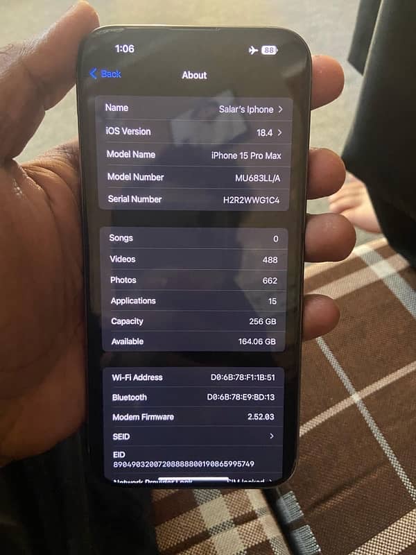 iphone 15promax 256 jv with box 4
