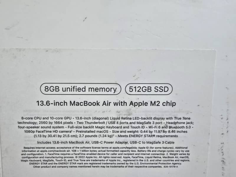 Macbook Air M2 1