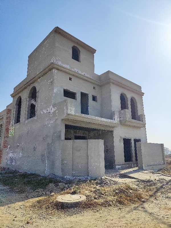 7 Marla Corner Grey Structure For Sale New Lahore City 2