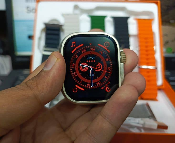 G9 ultra pro gold edition smart watch | 7 straps ultra smart watch 9