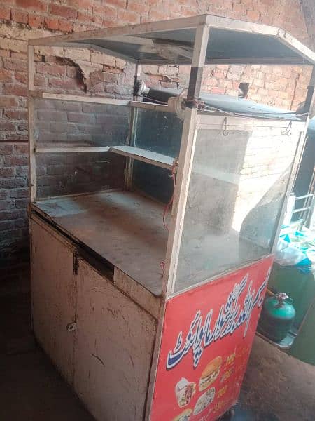 burger shawarms counter for sale . . . totally made of iron. 1