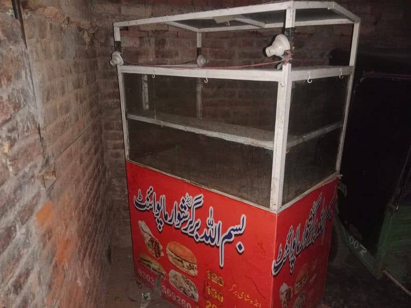 burger shawarms counter for sale . . . totally made of iron. 7