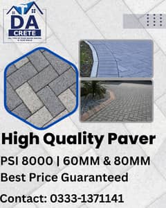 8000PSI High Quality Paver