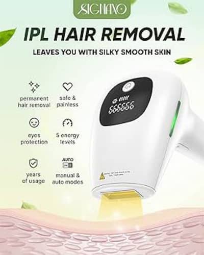 Women's Painless Laser Hair Removal Device For Face Body