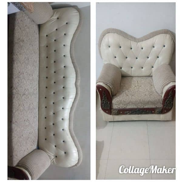 3 seater Nd 2 single sofa 1