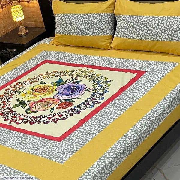 3pcs cotton sotton patchwork double badsheet 2