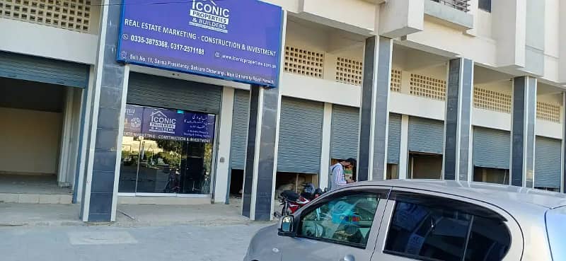 Shop For Rent Prime Location In Saima Presidency , Safoora Chowrangy Main University Road, Karachi 0