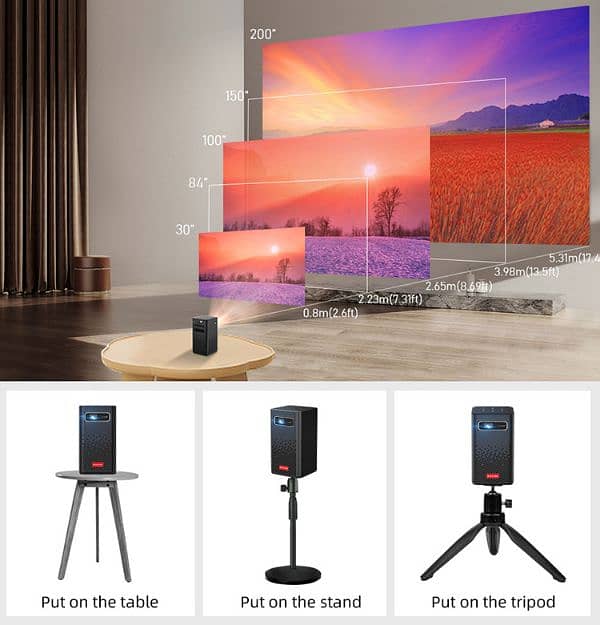 Android rechargeable projector Call 03453179146 8