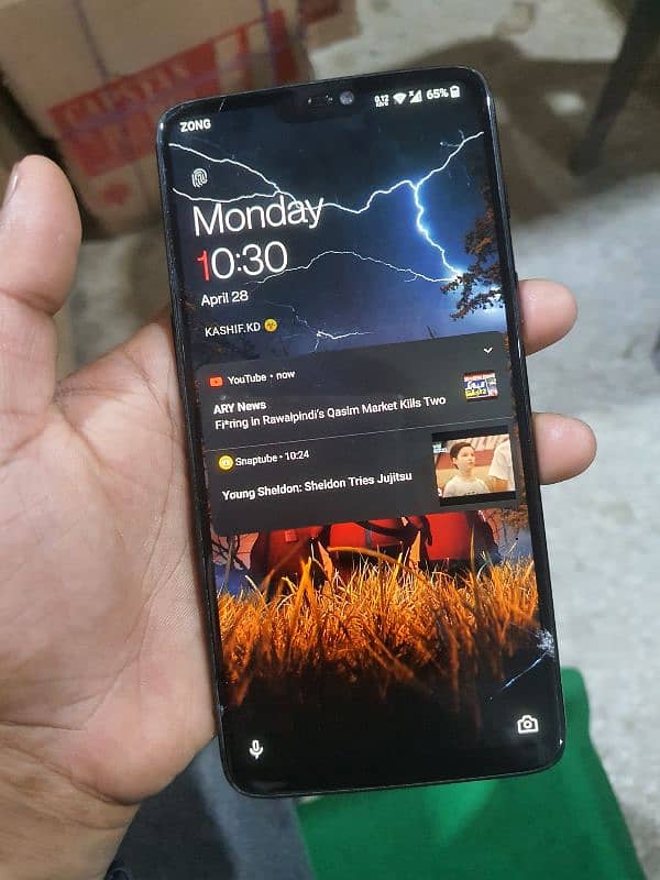 Oneplus 6 dual sim pta urgent sale 2