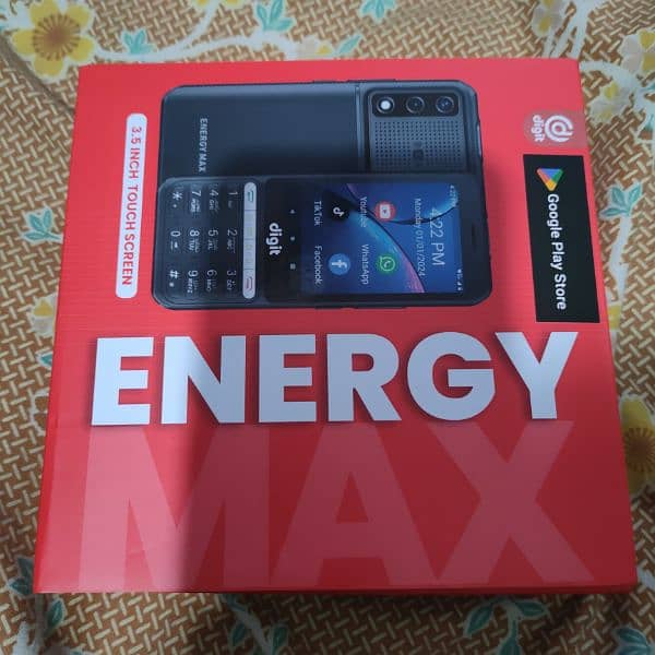 Digits energy max 3.5 display touch and type 5