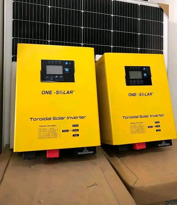 We need 2 x 585 Watt Solar plates 2