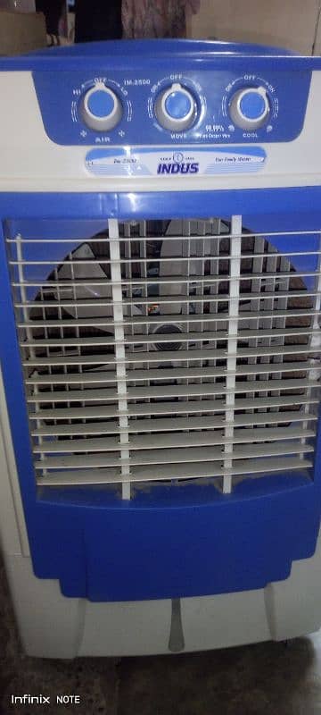 indus air cooler only one month use with box and viranty card 11