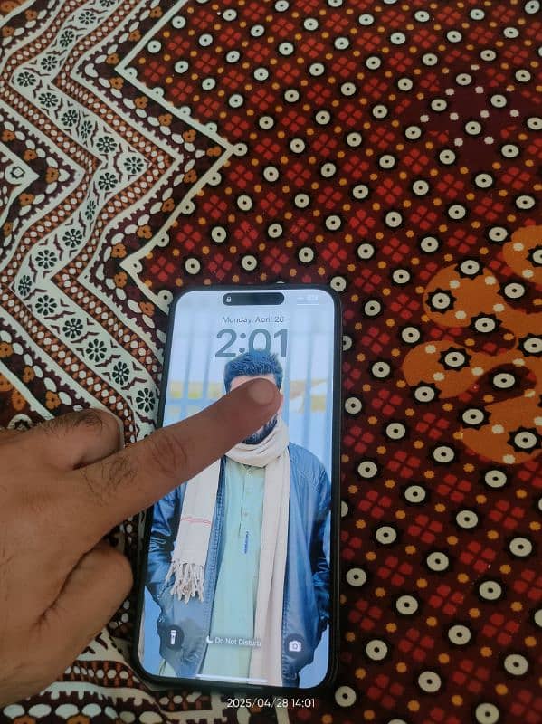 Iphone 15 pro max with box 256GB JV 3