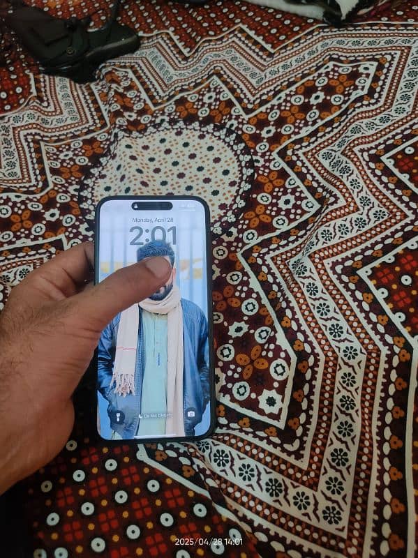 Iphone 15 pro max with box 256GB JV 6