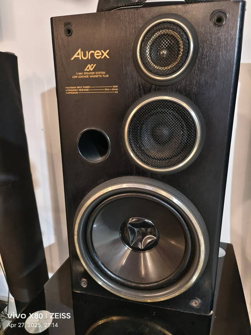 Harmon kardon AVR 158 with Original Aurex 3 way Speakers 1