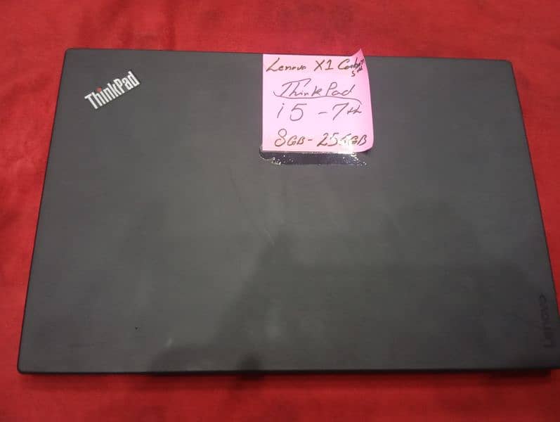 Lenovo X1 Carbon Core i5 7th Generation 8gb 256gb SSD 0