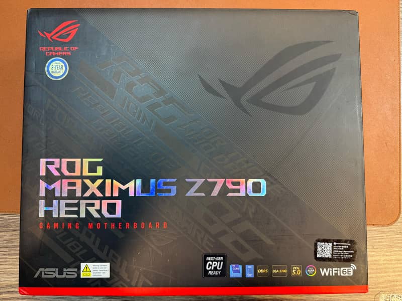 ASUS ROG MAXIMUS Z790 HERO & Core i9 14900K & RAMS & ROG RYUJIN II 360 1