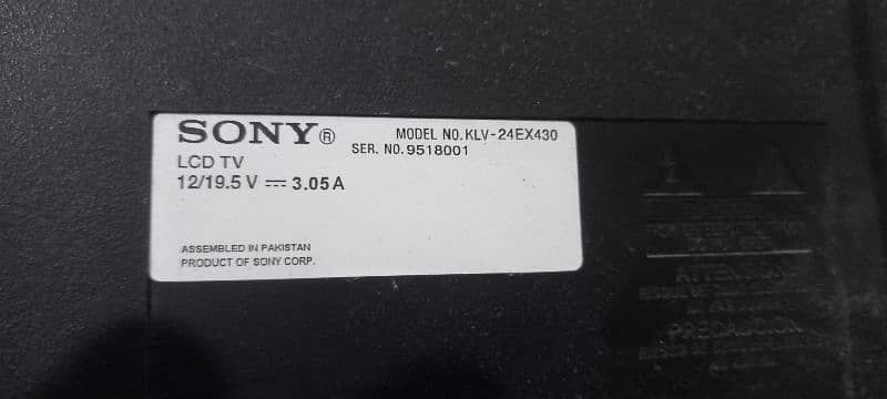 sony original 24 inch led tv with original remote 6