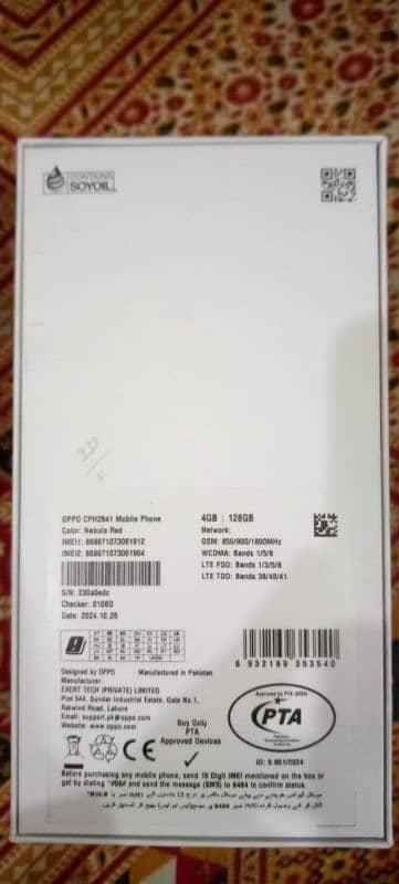 oppoA3x 4/128 5