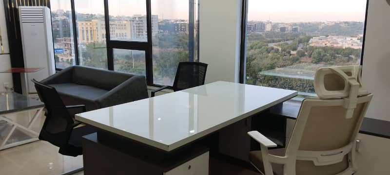 Beautiful Fully Furnished Office Available For Rent On Main Express Way In Bahria Town Phase 7 2