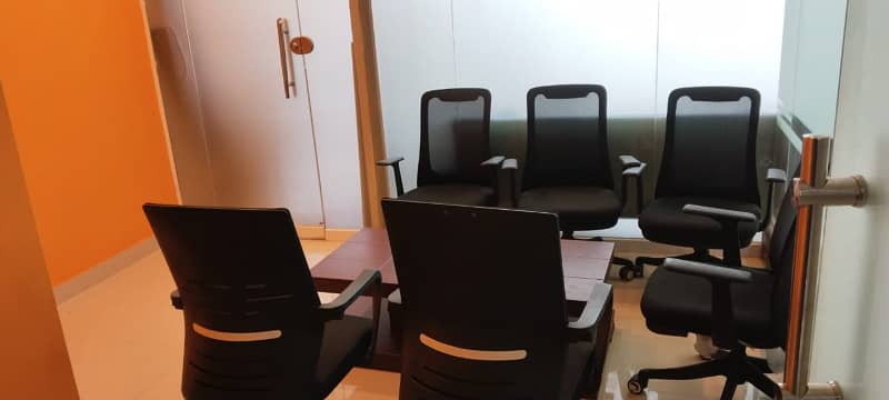 Beautiful Fully Furnished Office Available For Rent On Main Express Way In Bahria Town Phase 7 9