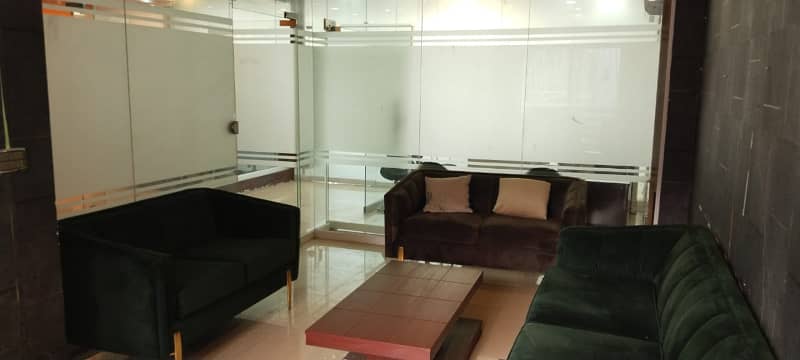 Beautiful Fully Furnished Office Available For Rent On Main Express Way In Bahria Town Phase 7 10