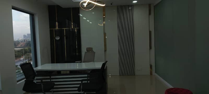 Beautiful Fully Furnished Office Available For Rent On Main Express Way In Bahria Town Phase 7 11
