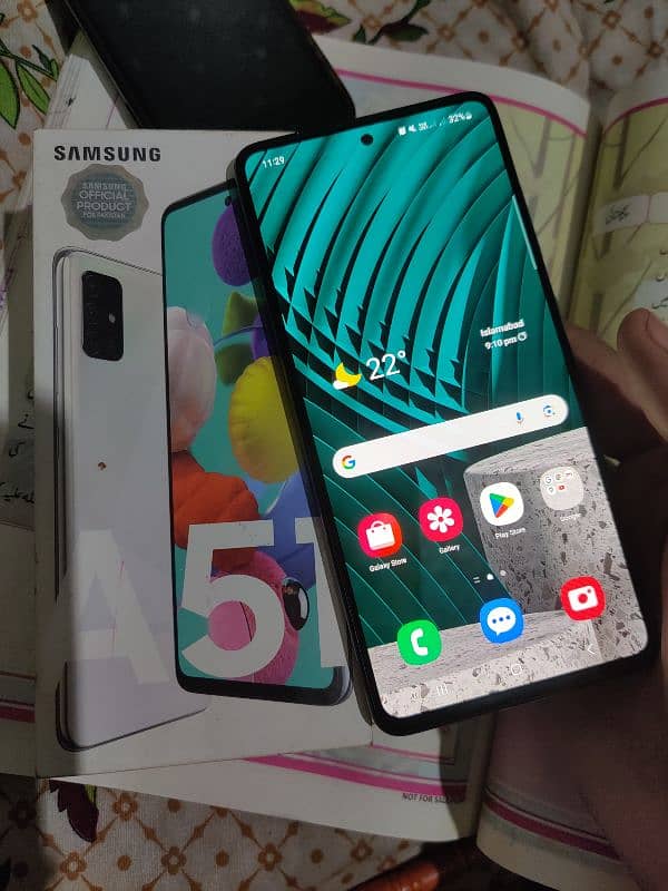 SAMSUNG A51 PTA APPROVED 6/128 WITH BOX 0