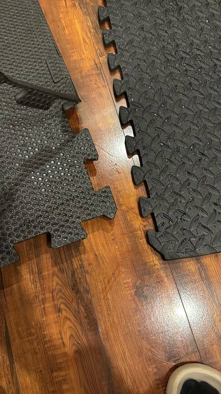 Interlock inter lock floor mats gym flooring mat rubber title Eva pvc 4