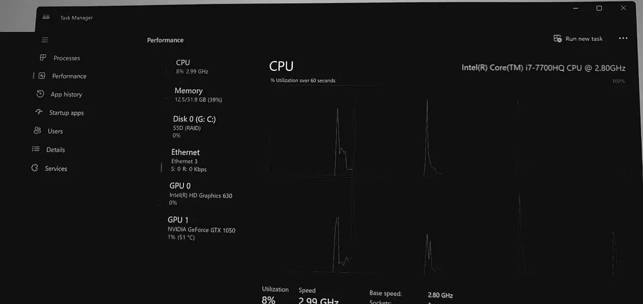 dell xps 9560 i7 with 4k tuch oled screen and nvidia 4gb card 4