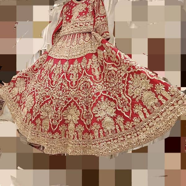 bright red bridal dress 2