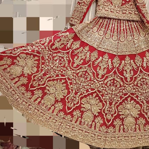 bright red bridal dress 4