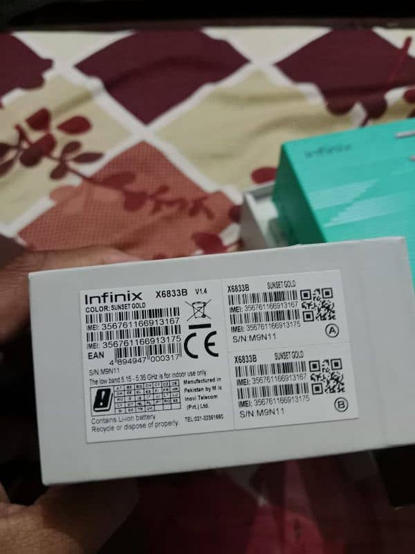 Infinix Note 30 Ram/Memory 16/256 6