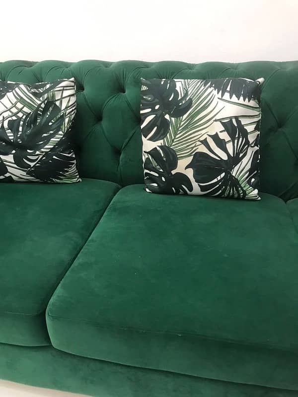 premium velvet sofa set 6 seater 3