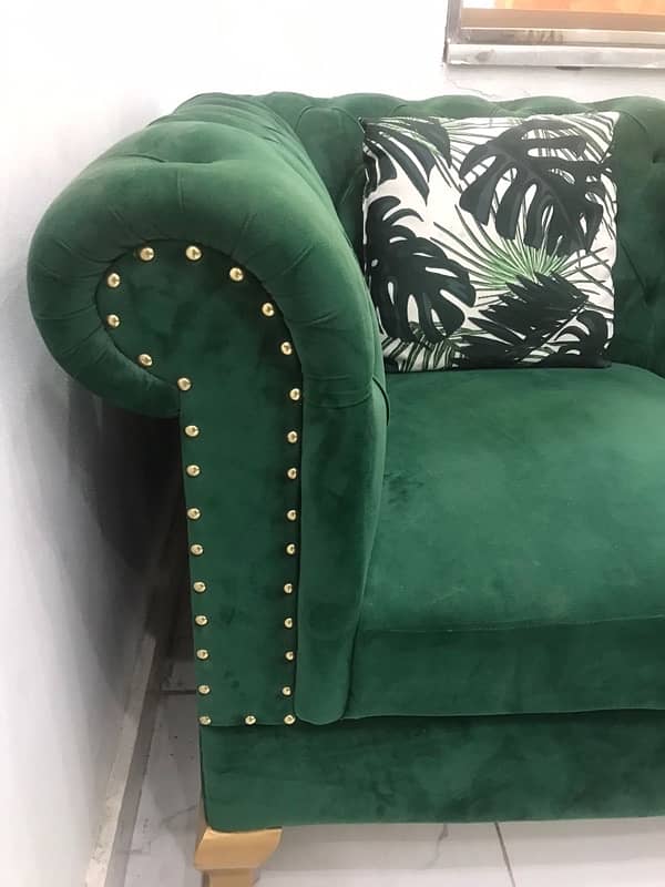 premium velvet sofa set 6 seater 5