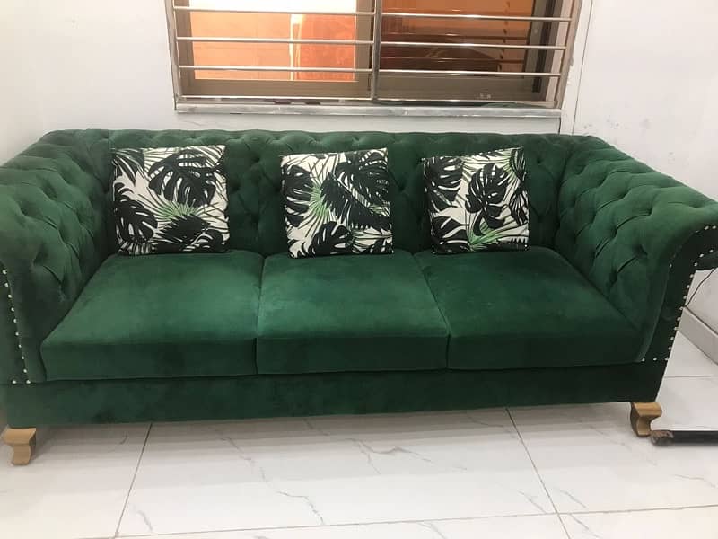 premium velvet sofa set 6 seater 8