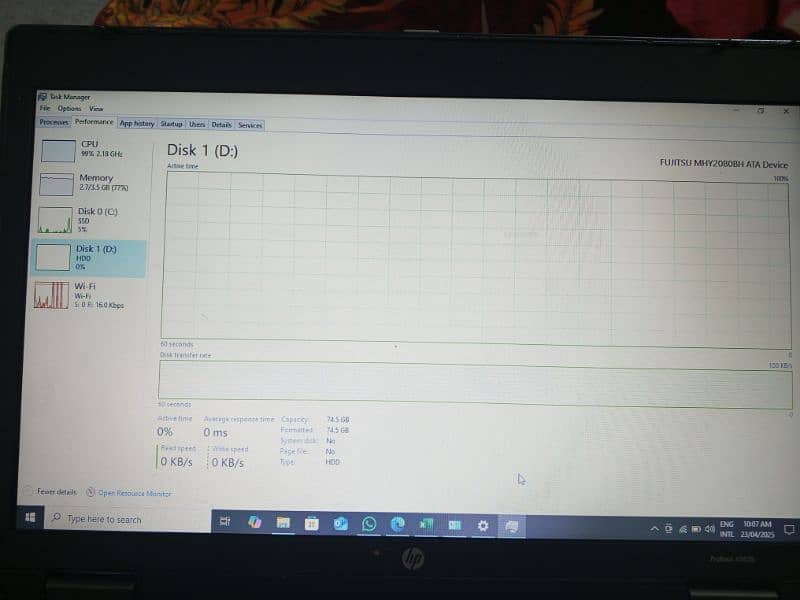 hp core i5 128gb ssd 8