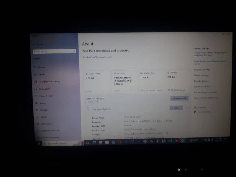 Dell core i7 4th generation laptop 4