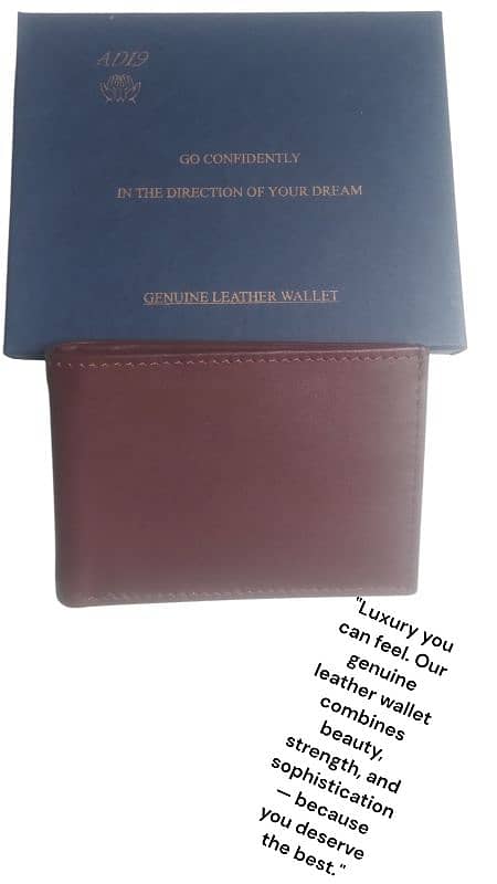 Leather wallet for men 8