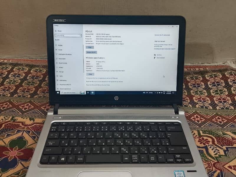 HP Laptop Corei5 6th Generation 8