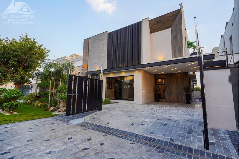 One Kanal Slightly Used Ultra-Modern Designer Facing Park Bungalow For Sale At Prime Location Of DHA 1