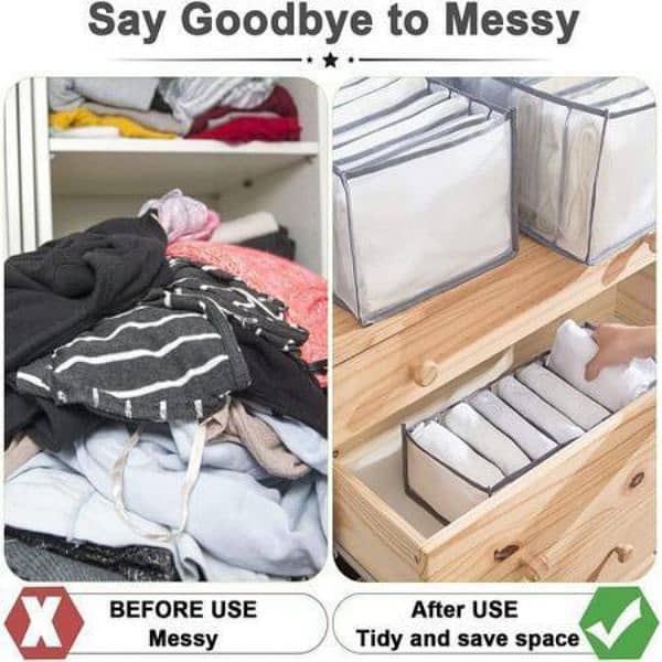 7 compartment clothes storage organizer 2