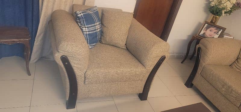 "Affordable Sofa Set – Clean, Comfy, and Well-Maintained!" 1