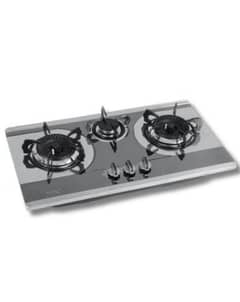 auto ignition 3 burner hob