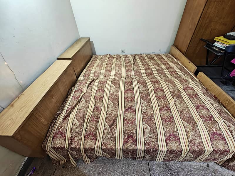 Two single bed (Bed set) and Dressing table for sale 0