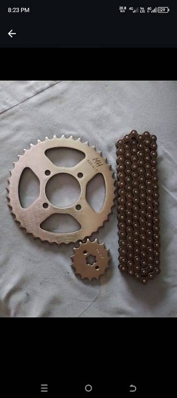 Best Quality Chain and Sprocket kit for 70,125,100, Suzuki 110,150,YBR 10