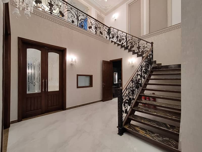 One Kanal Brand New Spanish Design Most Beautiful Owner Build Bungalow 2 Servant Quarter In Basement For Sale At Prime Location Of DHA Lahore Near To Park Masjid & Commercial Market. 4