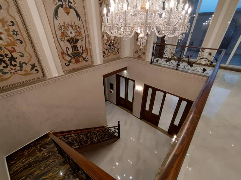 One Kanal Brand New Spanish Design Most Beautiful Owner Build Bungalow 2 Servant Quarter In Basement For Sale At Prime Location Of DHA Lahore Near To Park Masjid & Commercial Market. 20