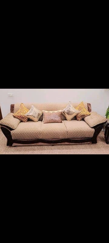 7 seater sofa+ sofa cum bed+table 0
